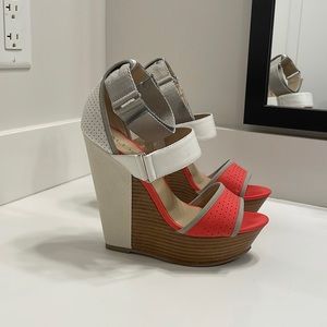 Aldo Color-block Wedges Size 8
